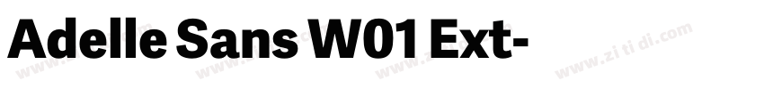 Adelle Sans W01 Ext字体转换 Adelle Sans W01 Ext字体转换